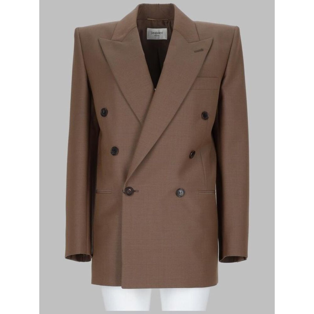 Saint Laurent Women Saint Laurent Women Giacca In Lana E Mohair Leggeri